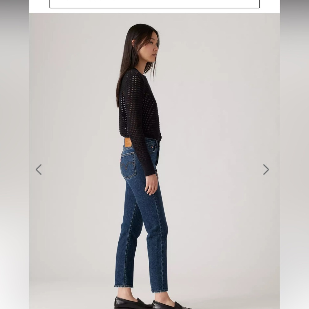 Levi’s Wedgie Fit High Rise Button Fly Jeans – Size 29 Dark Wash - Picture 2 of 13